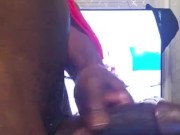 Huge cum shot,  part three of horny for no reason