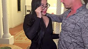 Curvy Fat-assed Latina Teacher Of Spanish Has Fun With a German Student During Their Private Classes