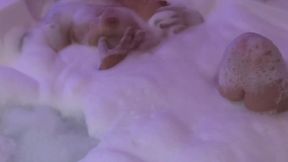 My Beautiful Wife Enjoys the Jacuzzi at the Motel Before Fucking My Friend
