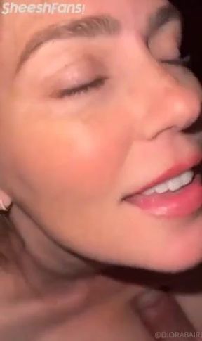 Diora Baird cum in mouth