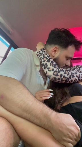 his fingers in my pussy and a hot kiss. His cock is hard as a rock, but he teases me with his fingers