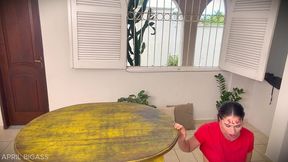 hell at home 2, i m going through hell!! ass to mouth, extreme gagging, swallowing cum and swallowing piss!