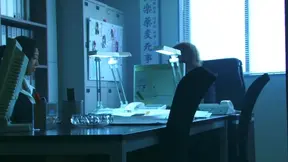 Kinky Asian milf in a leather costume Mami Nagase fucked by bad guys 5