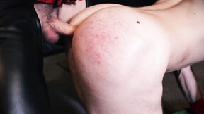 Captive Quin Quire Booty Pounded By His Master