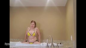 big titty deaf pornstar plays in the jacuzzi starring juliette latte