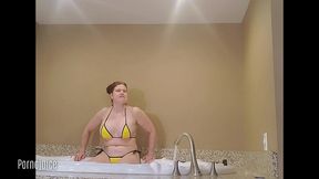 big titty deaf pornstar plays in the jacuzzi starring juliette latte