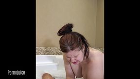 big titty deaf pornstar plays in the jacuzzi starring juliette latte