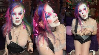 Shaykeybonez's Naughty Clown Cum Countdown Under The Balloons