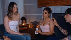 ROLEPLAYING AMATEURS TRY SWINGING WITH TABOO LATINA PORNSTAR AND BRUNETTE