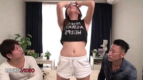 Passionate Asian Mona Takei Takes Two Dudes Hard in Hot Hardcore Sex Fest