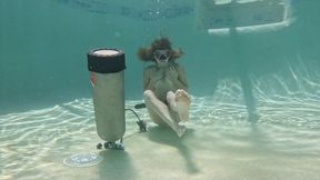 Underwater Scuba Masterbation Peril with Nathalia : The Broken Tank