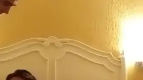 Mexican MILF gives a deep blowjob and rides schlong in various positions