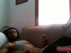 Str8 bbc jerking watching porn