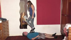 Sophie's T-Bar Shoes Trampling (4K)