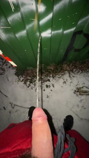 Hard to piss 🥴 with a boner
