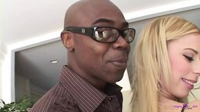 Pretty blonde Lain Oi gets nailed by big black cocks