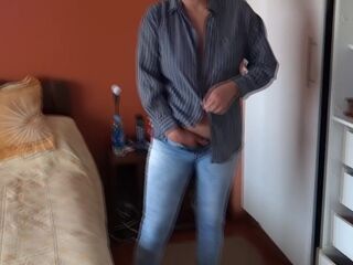 My wife's charming stepmother gets clothed and begins touching herself