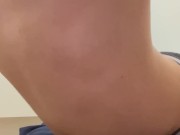 Intense humping to feel my balls hit the ground