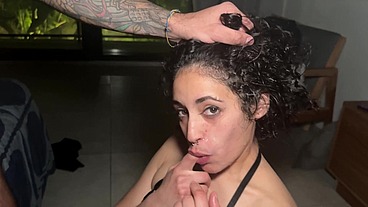Man in Suit Dominates, Spanks and Mercilessly Fucks This Submissive Little Whore!