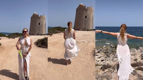 deuxieme journee sur ibiza, en me dirigeant a la plage en me promenant ...