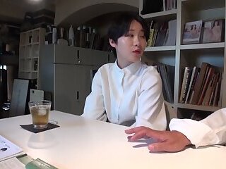 [HMHI-262] Shy Asian babe with short hair gets banged by two horny guys