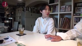 [HMHI-262] Shy Asian babe with short hair gets banged by two horny guys