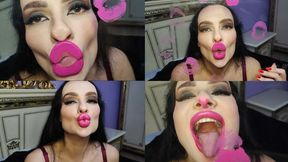 I make you cum with my huge pink cocksucking lips