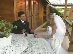 sweet blonde shemale bride on her lover 1