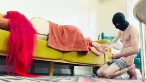Step-son Cum on My Feet