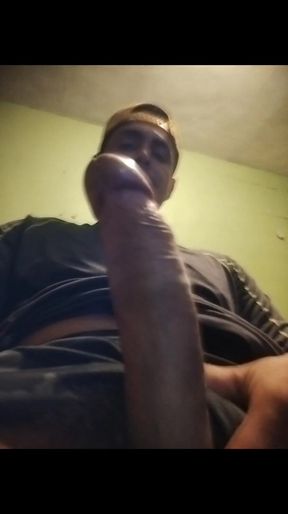 Stroking My Cock to a Mature Mom