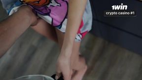 My stepsister wanted a wild morning fuck but I found way better hot sex