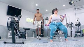 Omya Fucking In The Gym - Mya Mya Italian
