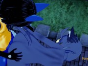 Pokemon Yaoi - Meowth Alola suck and is fucked by Lucario