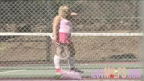 Sexy blondes pussy is torn apart by hard sex
