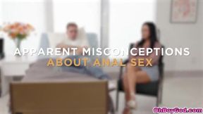 Stepmom join stepson and his nurse in a tantalizing threesome