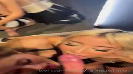 Cute Wasian And Her Firend Fuck In The Changing Room