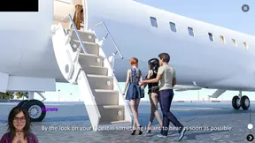 Animated teens get hot and sweaty in a 3D threesome