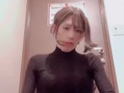 【Japanese cross dresser】デカマラ女装娘のビデボオナ