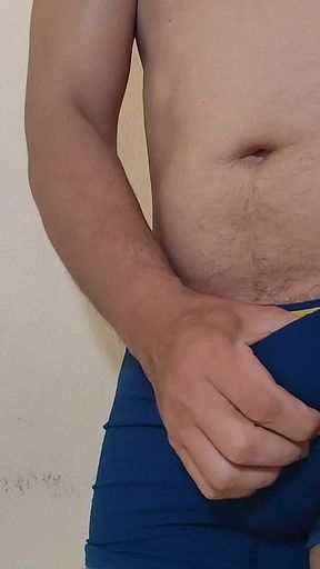 Young Man and His Huge Bulge of Pleasure