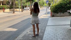 Stranger approached me at Bus Station. He touched me and my panties got wet