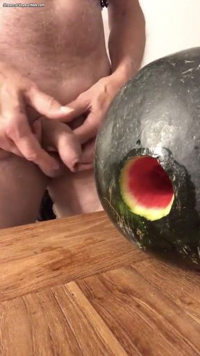 Fucking a Water Melon