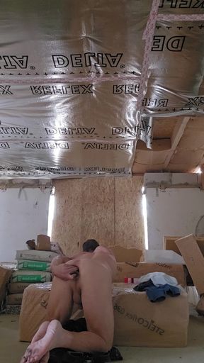 Horny After-work Fuck with My Dildo