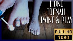 Long toenail paint & play WMV