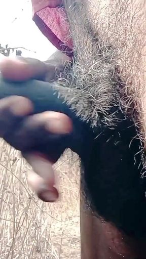 Rajesh Playboy 993 Outdoor Masturbating Big Cock and Cumming. Outside Handjob Cumshot