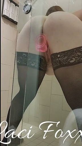Gooner Fucks Shower Door