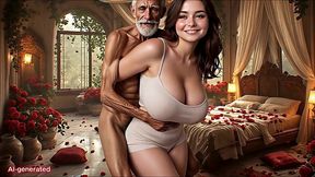 she fulfilled the old man s last wish [ai-generated]