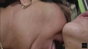 THE 58 YEAR OLD CURVY SLUT IS BACK FOR HER FIRST LESBIAN EXPERIENCE WITH A TEEN (+18)