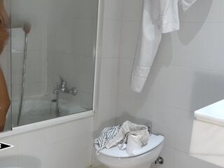 my sister in-law spied in shower and pissing