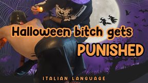 Halloween bitch gets punished HD