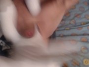 White Furry Plush